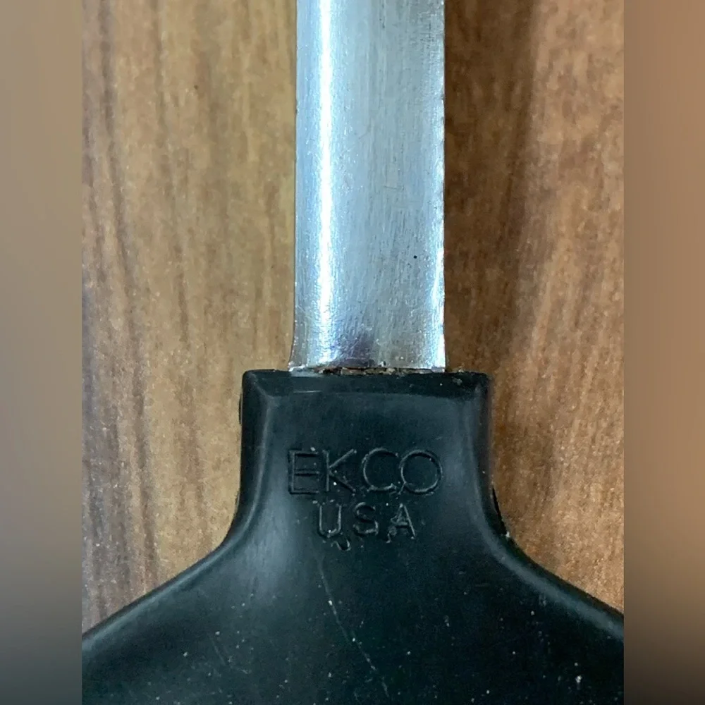 EKCO Spice Of Life Nylon Slotted Serving Spoon Utensil Vintage w/ Hanging Hole